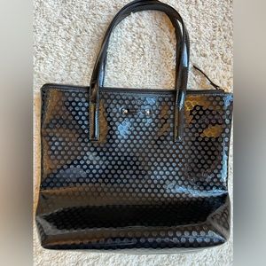 Kate Spade New York Large Embossed Patent Leather Tote Bag